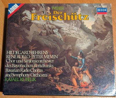 Carl Maria von Weber - Der Freischütz I Rafael Kubelik I 2 CD Box mit Libretto 