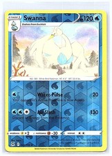 SWANNA 047/196 REVERSE HOLO LOST ORIGIN POKEMON TCG CARD