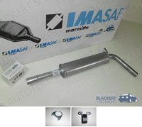 Imasaf Auspuff Mitteltopf + Anbauteile für VW / Skoda / Seat