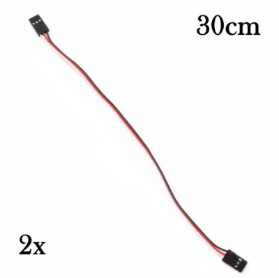 5x Servo-Verlängerungskabel 10cm – Stecker Zu Stecker, 26AWG, Für Modellbau & Quadrocopter