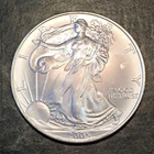 2005 Uncirculated American Silver Eagle US Mint Issue 1oz Pure Silver #o477