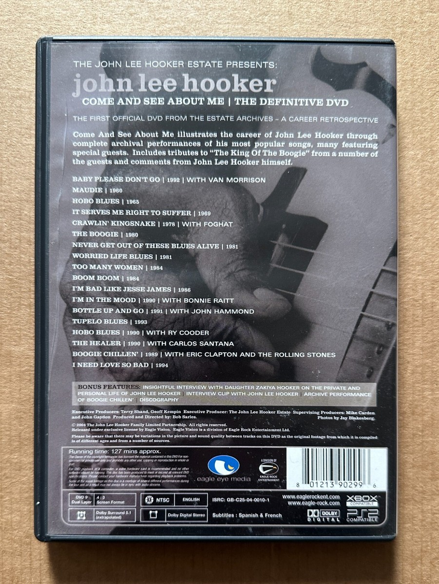 ミュージック John Lee Hooker Come and See About M DVD JOHN LEE HOOKER: Come And See About Me (2004) : The