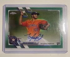 2021 Topps Chrome Green Refractor /99 Nivaldo Rodriguez #RA-NR Rookie Auto RC 🔥