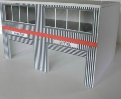 Greenhills Slotcar Gebäude Modern Pit Boxen Bausatz Maßstab 1:32 - Brandneu - MACC2