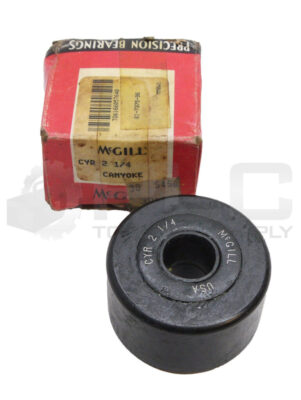 NEW MCGILL CYR 2 1/4 CAM YOKE ROLLER 2-1/4'' 11/16'' ID 2-1/4'' OD *READ*