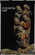 Larrea España Lugo 1967 Original Posters Tourism Religion