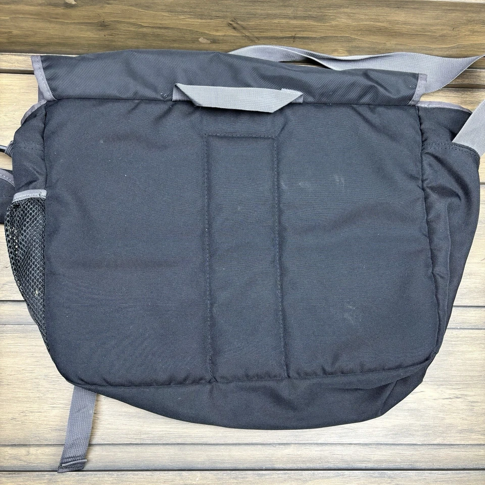 Jansport Trans Messenger Bag Black Gray New Laptop Sleeve Work Tote Carry-on - Image 3 of 4