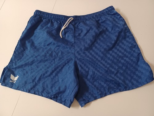Maillot De Foot Vintage Erima Polyester Bleu Homme – Années 90 Rétro