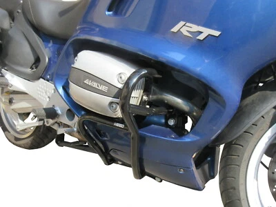 Pare carters Crash Bars Heed BMW R 1150 RT (2000-2004) noir protection moteur - Photo 1/3