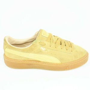 puma suede platform core oatmeal