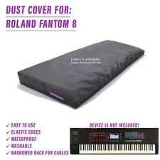 DUST COVER for Roland Fantom 8