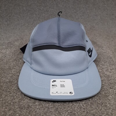 Nike Fly Unstructured Tech Fleece Cap Hat Blue Size M/L Adjustable