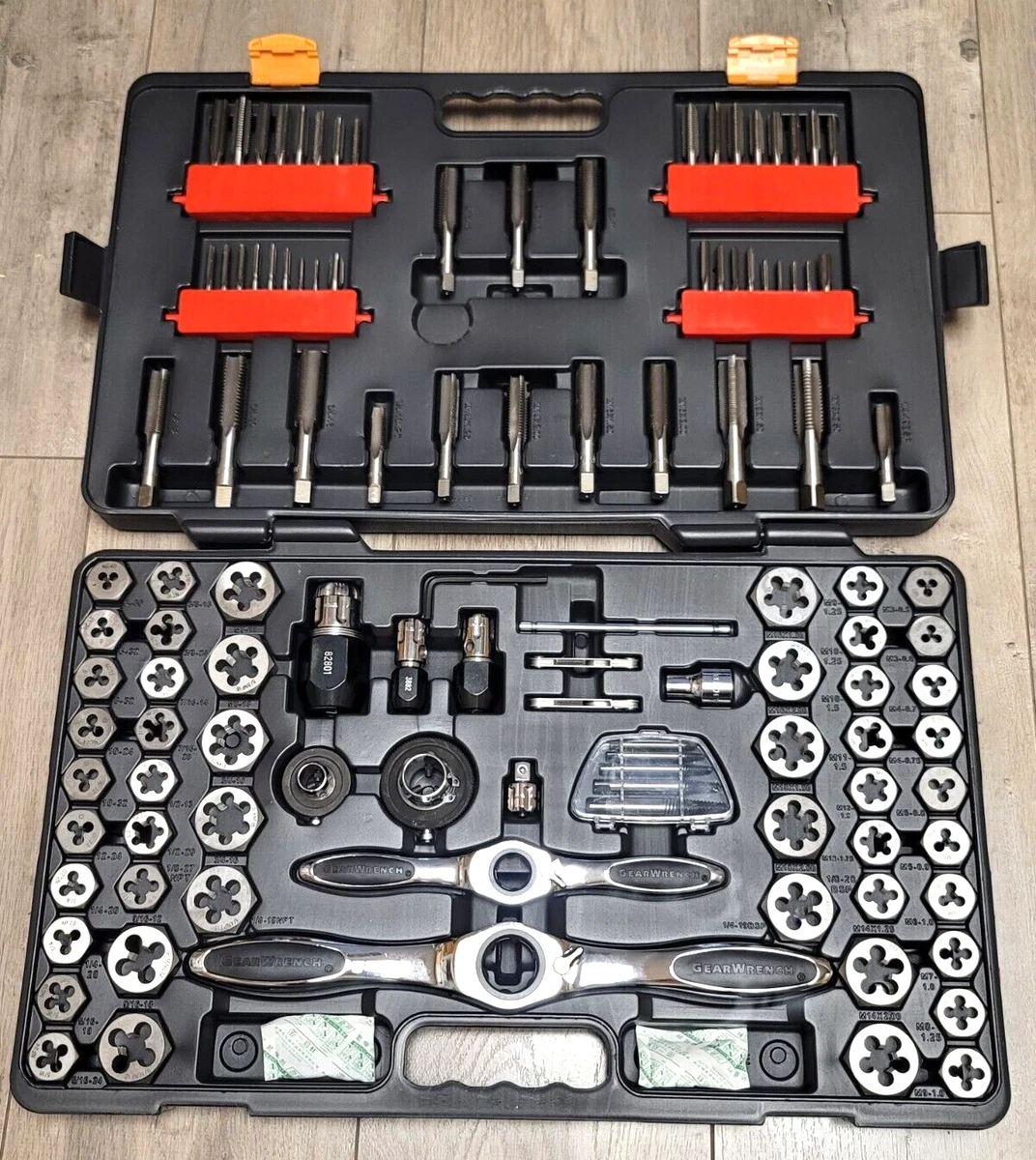 11 Pc. Ratcheting Tap and Die Accessory Set