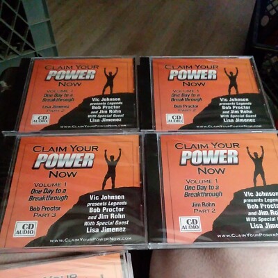RZ CLAIM YOUR POWER NOW AUDIO BOOK 7 DISC OF 12 BRAND NEW SEALED | eBay