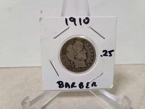 1910 Barber 1910 Quarter Dollar Coin
