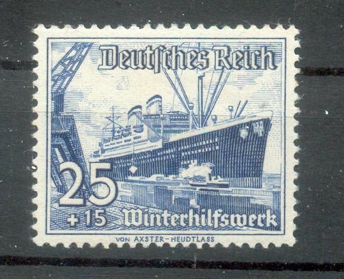 Dr-3.Reich Fast Steamer Hamburg 658 Luxury ** MNH Post Fresco 30EUR (N0105