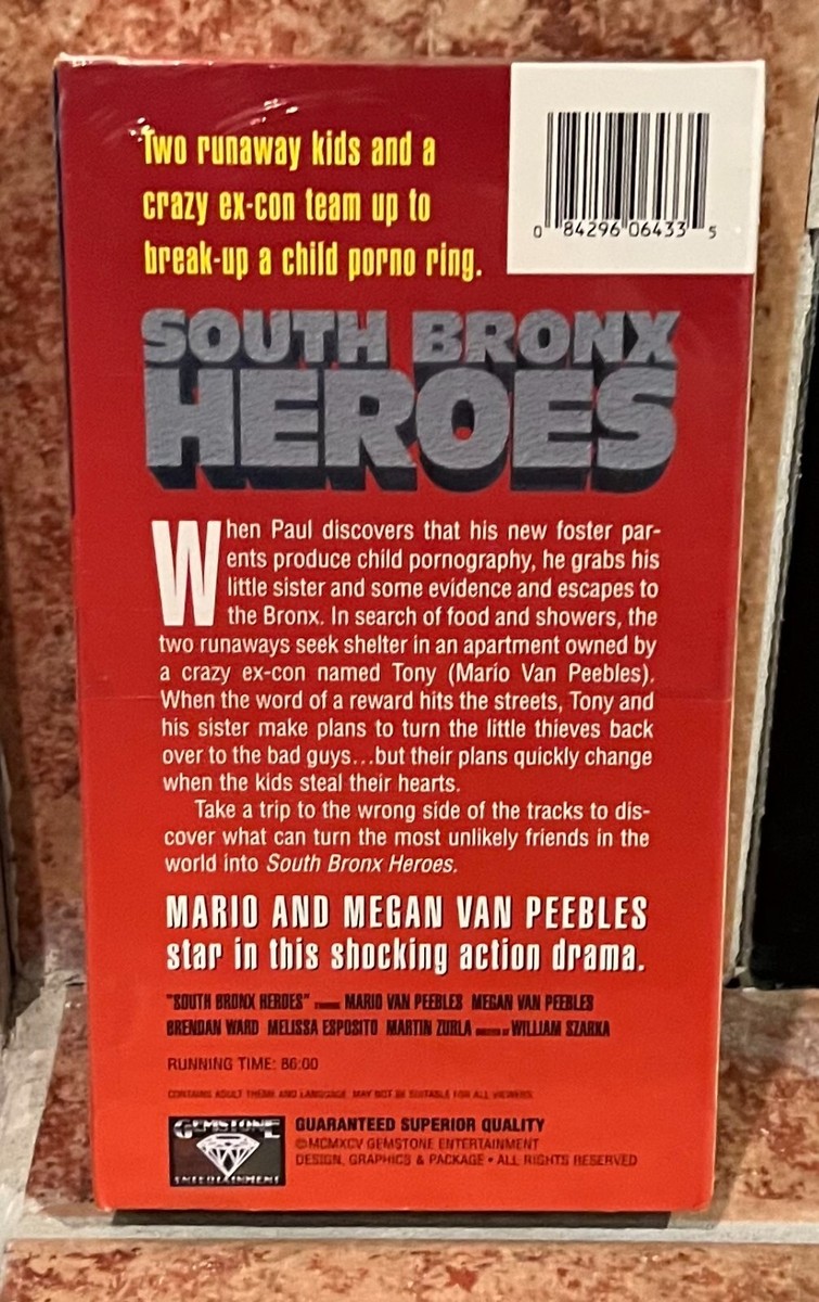 South Bronx Hero's VHS Mario Van Peebles BRAND NEW SEALED | eBay