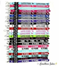 Victoria Secret Pink Detachable Lanyard - Multiple Colors Keychain Holder!