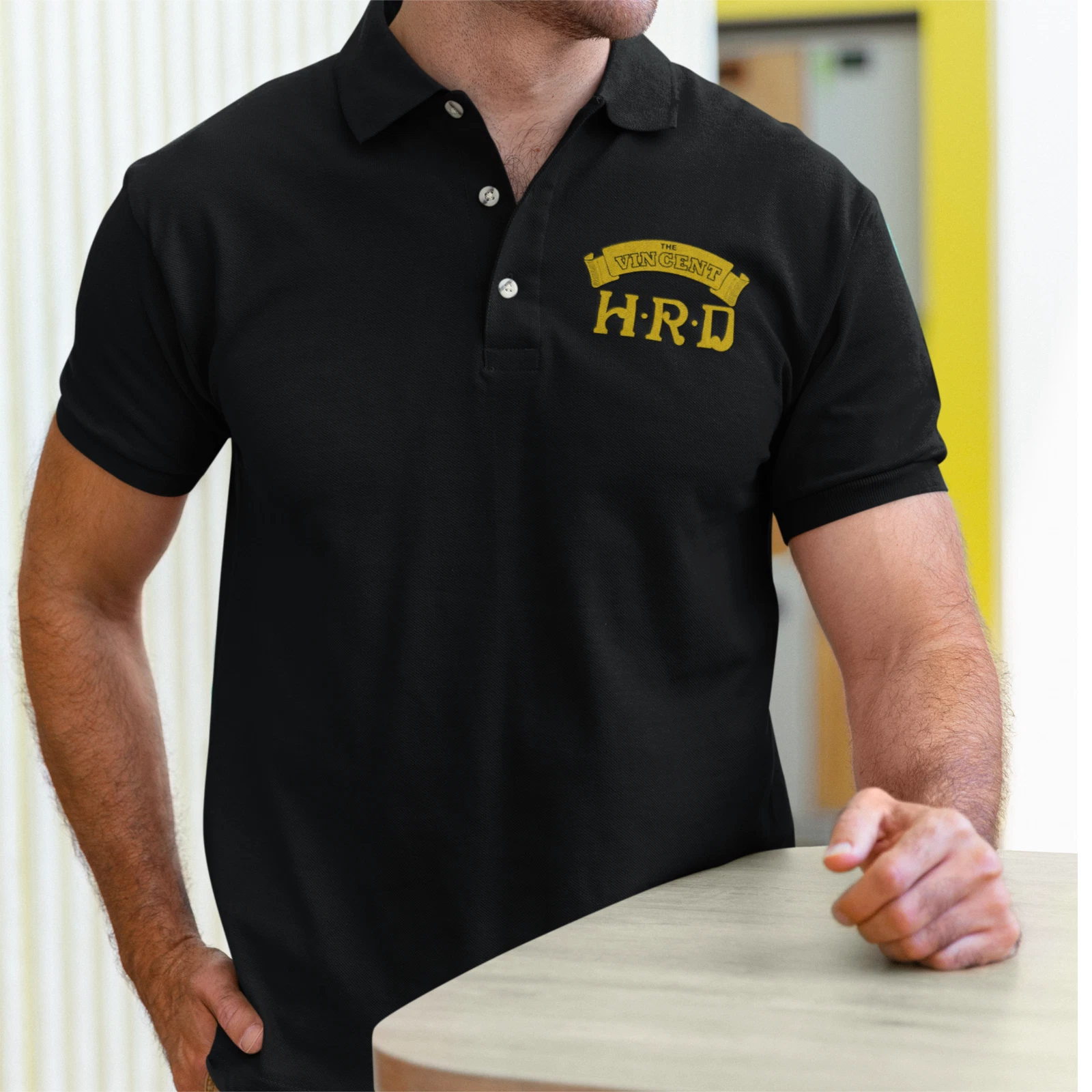 Custom Vincent HRD Motorcycle Biker Polo Shirt Gift Save up to 30% with MultiBuy