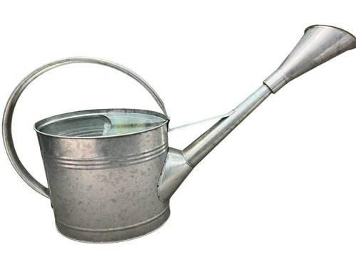 9 L Heavy Duty Painted Galvanized Watering Can Galvanized Color-Brand New - Picture 6 of 7