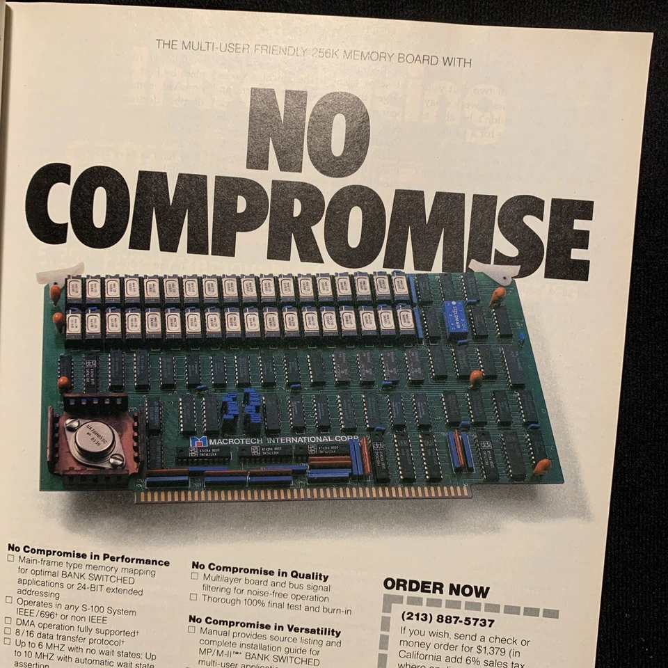 Vintage Byte Magazine October 1982 - Image 3 of 4