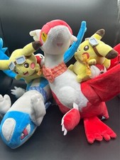Pokemon Pikachu Riding On Latias Latios Big Ver. Plush Pokemon Center