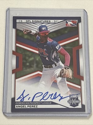 ANGEL PEREZ 2023 Elite Extra Edition DPL Signatures Auto #DPS-AP