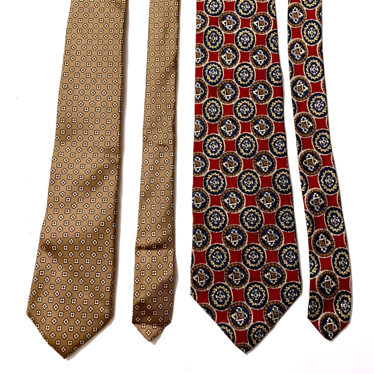 70s Vintage CHAPS RALPH RAULEN All Silk Neck Tie Set of 4 70s Vintage CHAPS RALPH RAULEN All Silk Neck Tie Set of 4