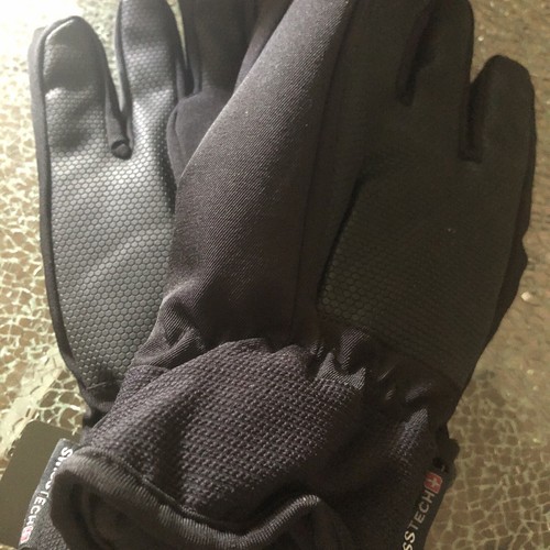 Swiss Tech Kids Large Xl. Quilted Ski Gloves, Sizes Waterproof Reinforced Palm - Picture 2 of 7