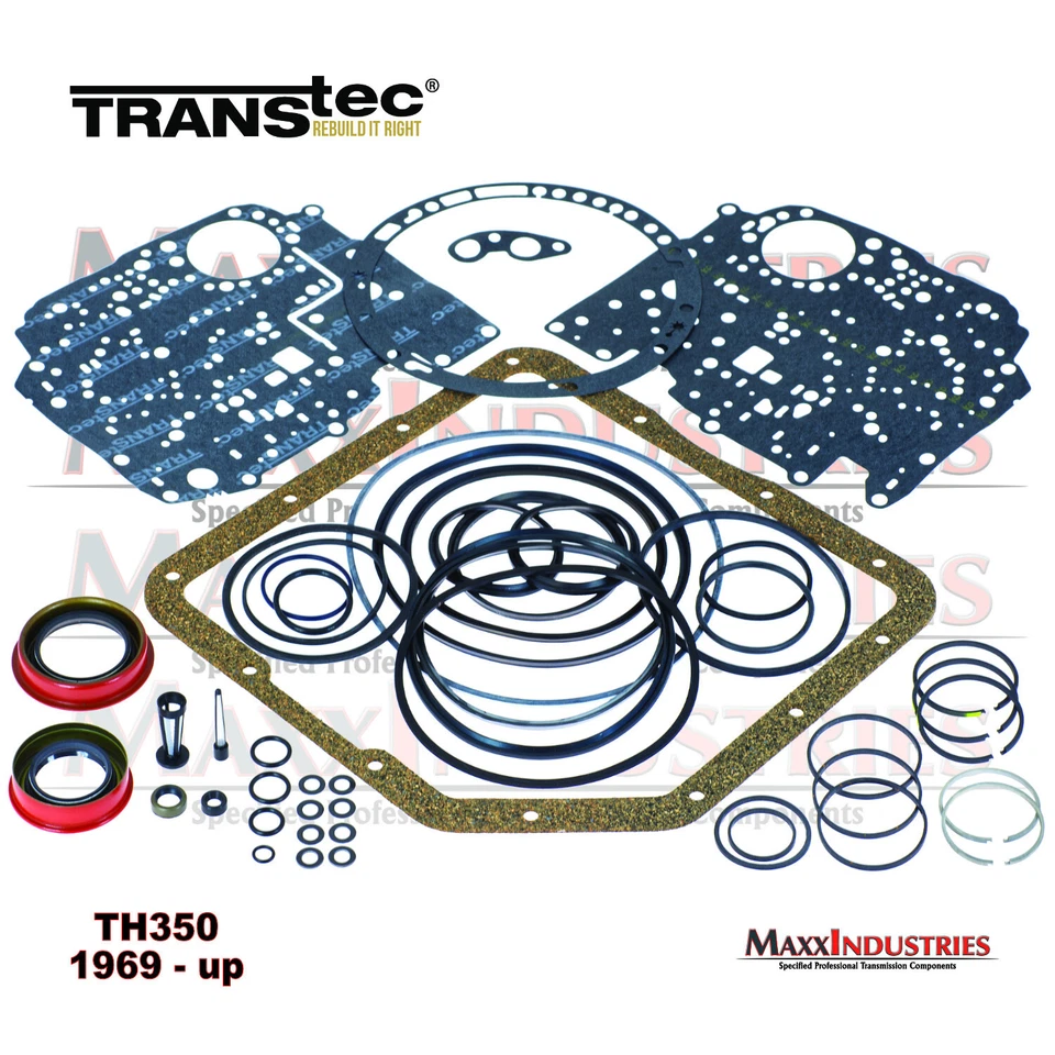 GM TH350 RECONSTRUCCIÓN DE TRANSMISIÓN - Kit maestro con aceros - TRANSTEC 1969 - 1979 Foto 4 de 4