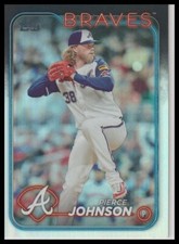 2024 Topps Update Pierce Johnson Rainbow Foil Atlanta Braves