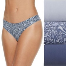 Under Armour 301796 Women's 3-Pack Pure Stretch Thong Underwear Size XL