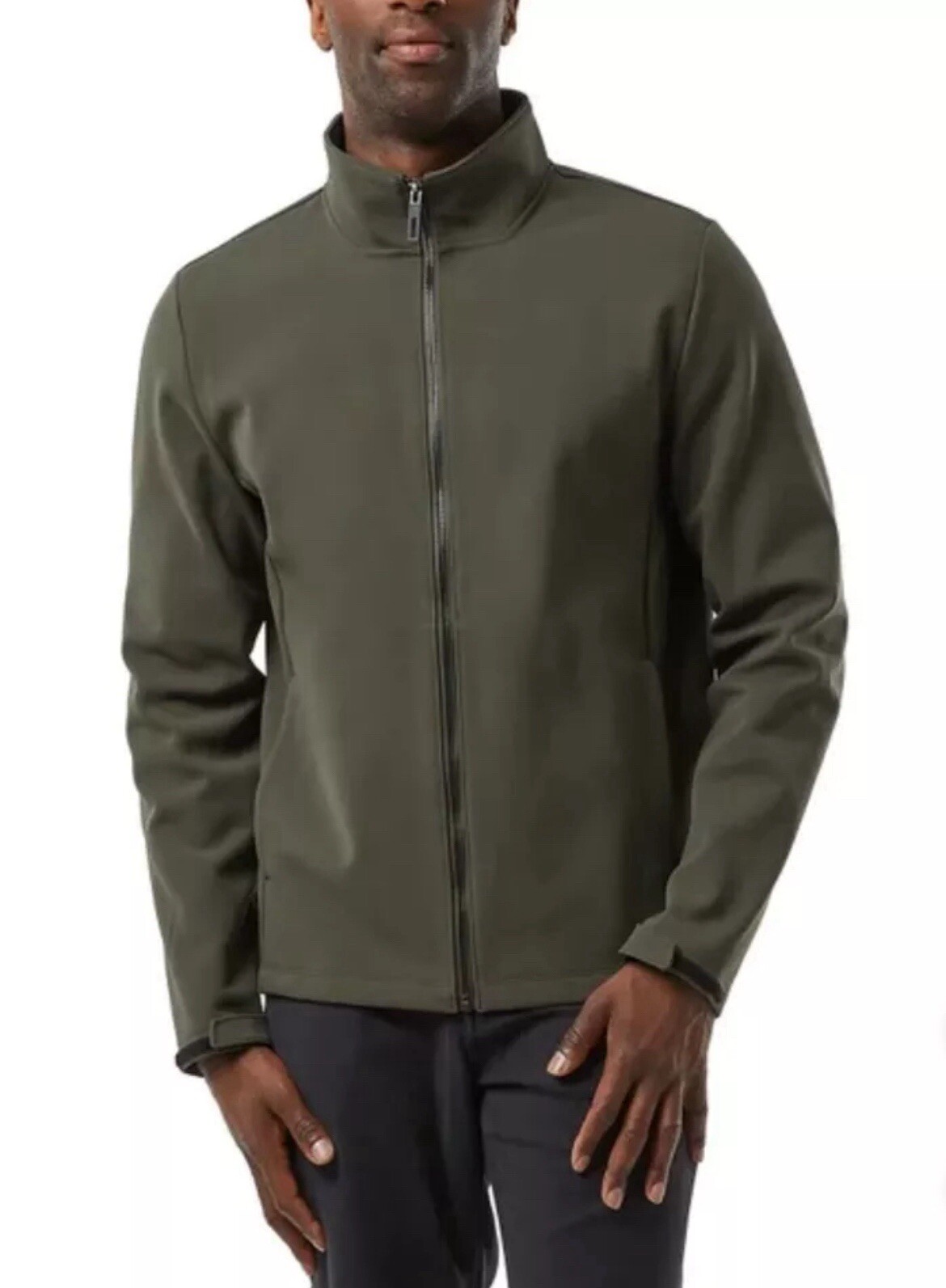32 Degrees Men's Full Zip Jacket Olive Green Size Medium New w/ Tags