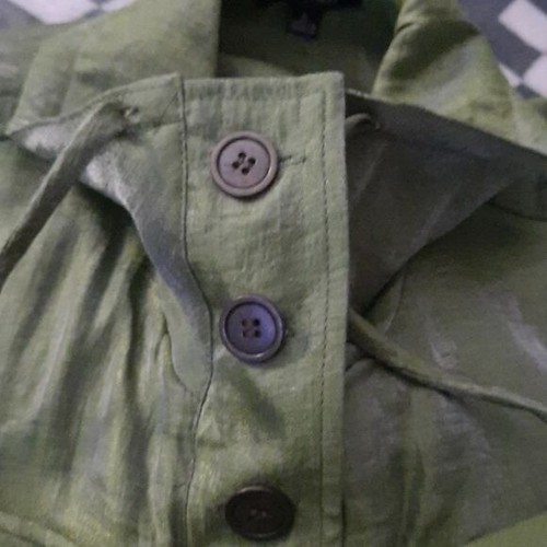Elementz Erodisent Green Adjustable Sleeves Drawstring Neckline Jacket Size L - Picture 9 of 10