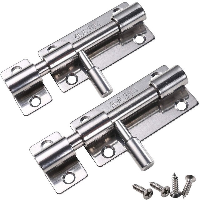 barrel bolt lock with chain