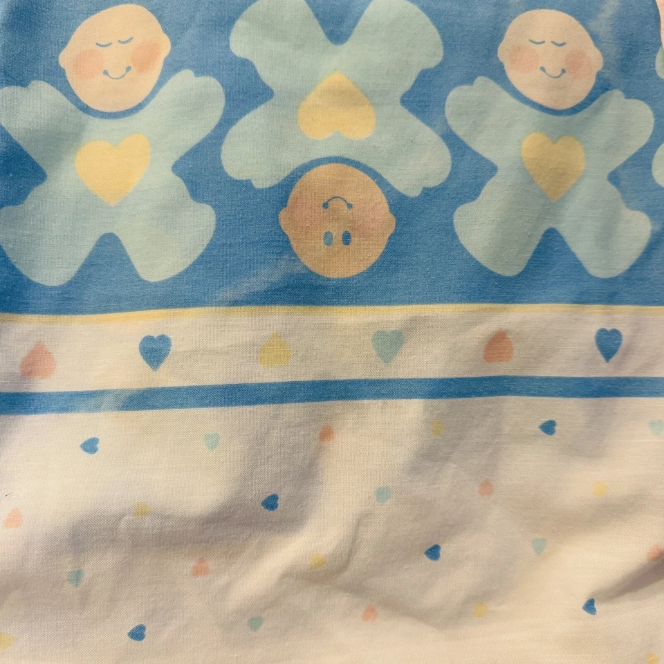 De colección Años 80 1985 Fisher Price Porta Bebé Sábana Ajustable Cuna Pastel Bebés RARO Foto 4 de 4