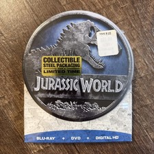 Jurassic World Blu Ray, 2015, 2-Discs Limited Edition Steel Tin Sealed NEW 