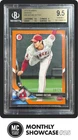 SHOHEI OHTANI BGS 9.5 2018 BOWMAN #49 ORANGE ROOKIE CARD RC 16/25 GEM MINT