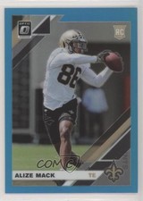 2019 Panini Donruss Optic Rookies Aqua Prizm 5/299 Alize Mack #139 0b3