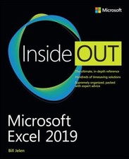 Microsoft Excel 2019 Inside Out Paperback Bill Jelen