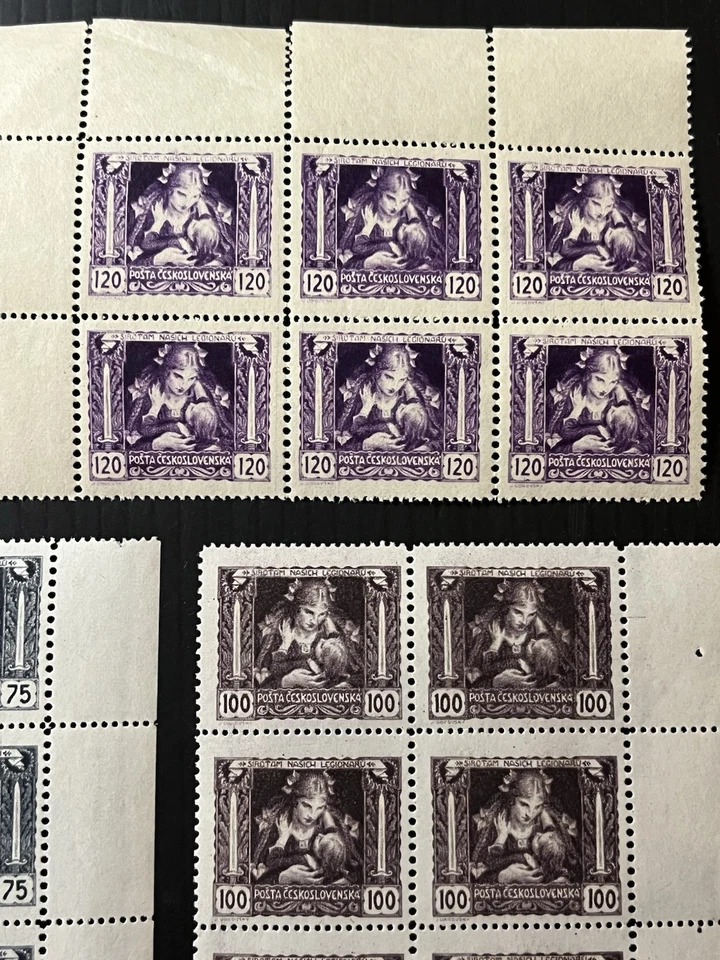 CZECHOSLOVAKIA - 1919,  Collection of several Blocks - MNH - Image 4 of 4