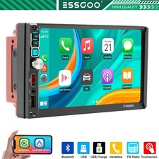 7" Touch Screen Double 2Din Car Stereo Radio Apple/Android Carplay GPS Navi WIFI