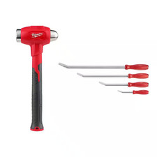 32 Oz. Dead Blow Ball Peen Hammer with Pry Bar Set