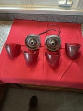 Pair 2 56 1956 Oldsmobile 88 Complete Tail Lights Plus 2 Extra Lenses Oem Usa