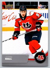 Justin Hall 2021-22 Upper Deck CHL #219 Lethbridge Hurricanes