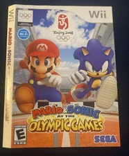 Mario  Sonic at the Olympic Games Wii, 2007 Cover Art Insert Only