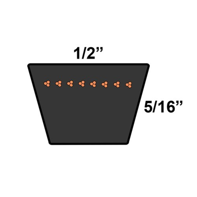 #ad Heavy Duty Damp;D V Belt 91quot; for Conveyor Washer $26.39