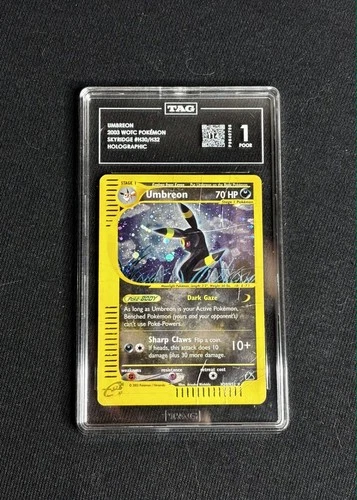 Pokemon Umbreon Skyridge Holo Rare #H30 TAG 1 POP 1