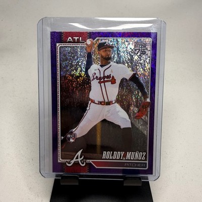 2026 Topps Series 2 Rolddy Munoz Purple HoloFoil /250 RC Braves
