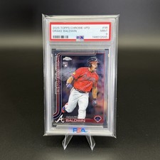 2025 Topps Chrome Update Series - Drake Baldwin #USC96 (RC) PSA 9